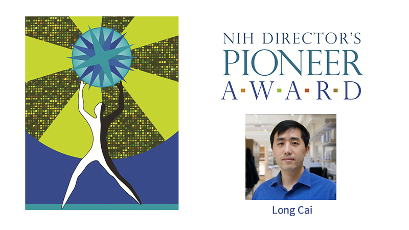Long Cai receives NIH Director's Pioneer Award